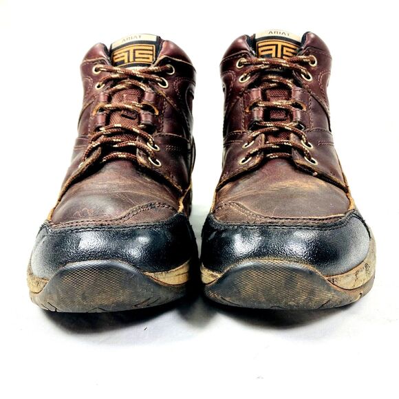Ariat Boots ATS Terrain Endurance Hiking Brown Leather 8.5 Womens Work Gorpcore - Picture 8 of 16